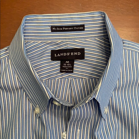 Men’s Lands End dress shirt - Picture 2 of 2